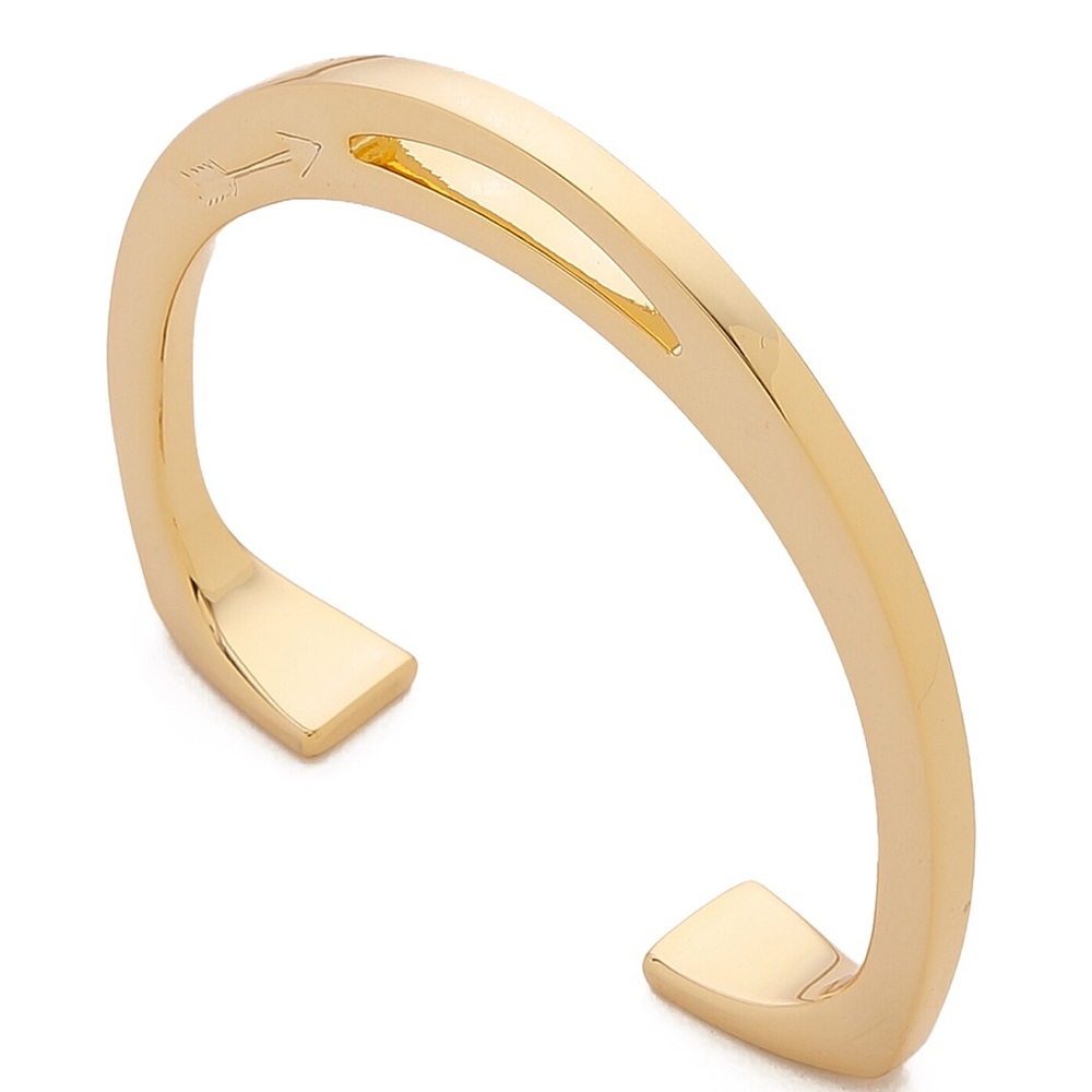 New Giles & Brothers.  Brass stirrup cuff bracelet.